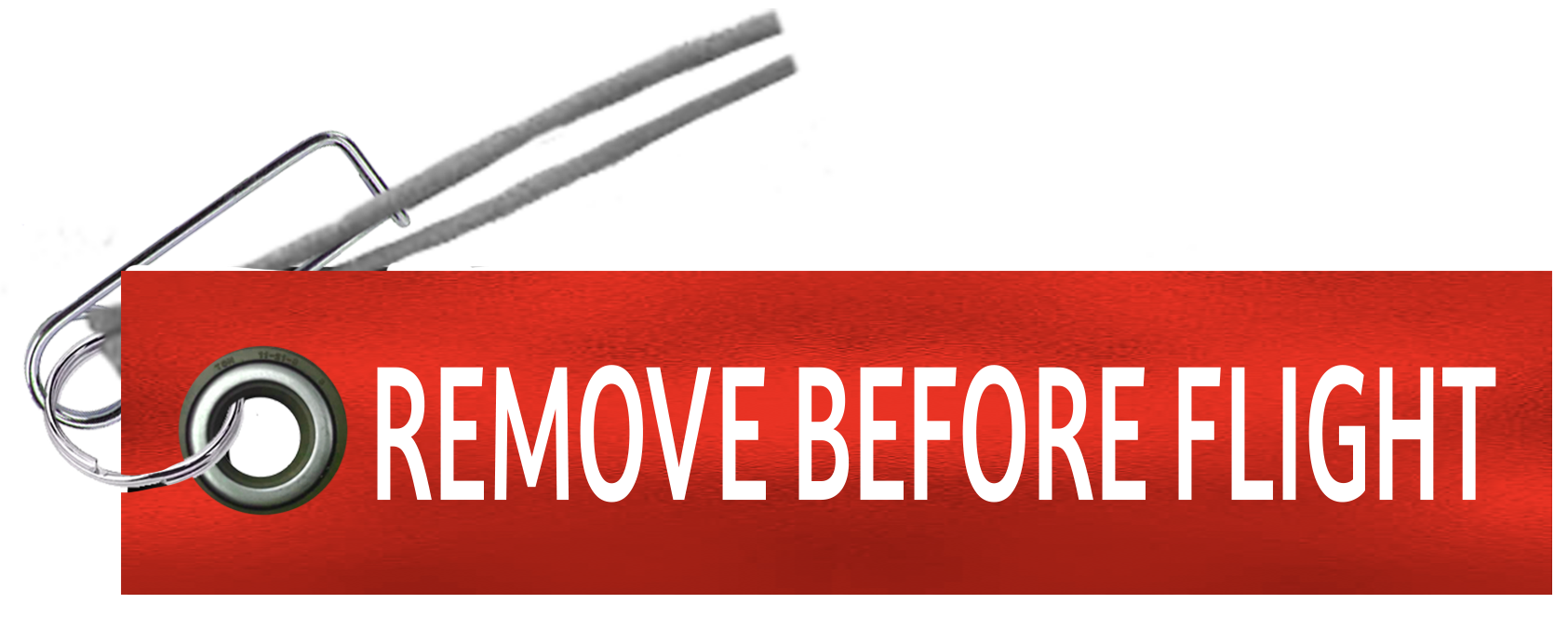 REMOVE BEFORE FLIGHTタグ Nordace「Remove Before Flight」キーチェーン