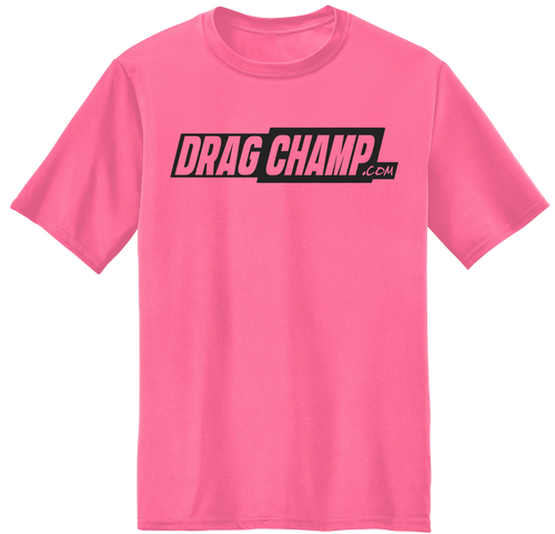 DRAGCHAMP Pink and Blackout DRIFIT Youth T