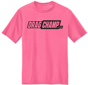 DRAGCHAMP Pink and Blackout DRIFIT Youth T