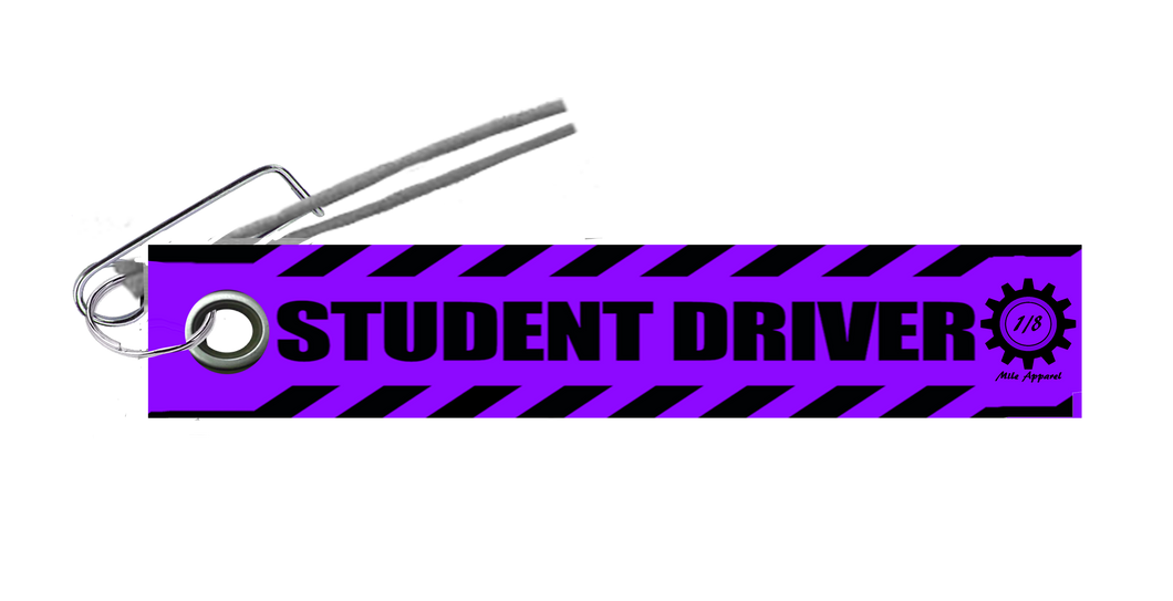 STUDENT DRIVER DIGITAL Parachute Tag