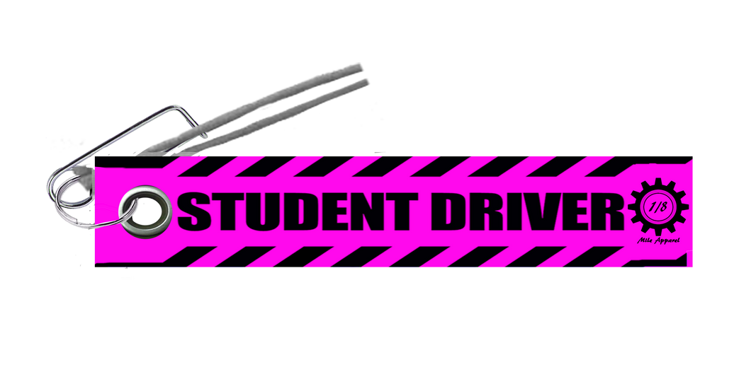 STUDENT DRIVER DIGITAL Parachute Tag