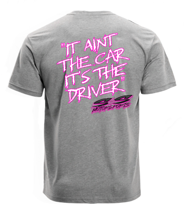 S&S Motorsports It Ain’t The Car Pink Youth Tee