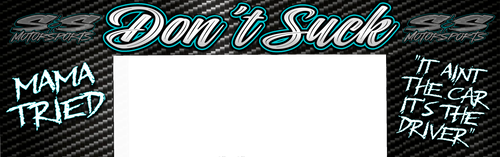 S&S Motorsports Don’t Suck Helmet Blinder
