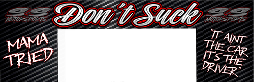 S&S Motorsports Don’t Suck Helmet Blinder