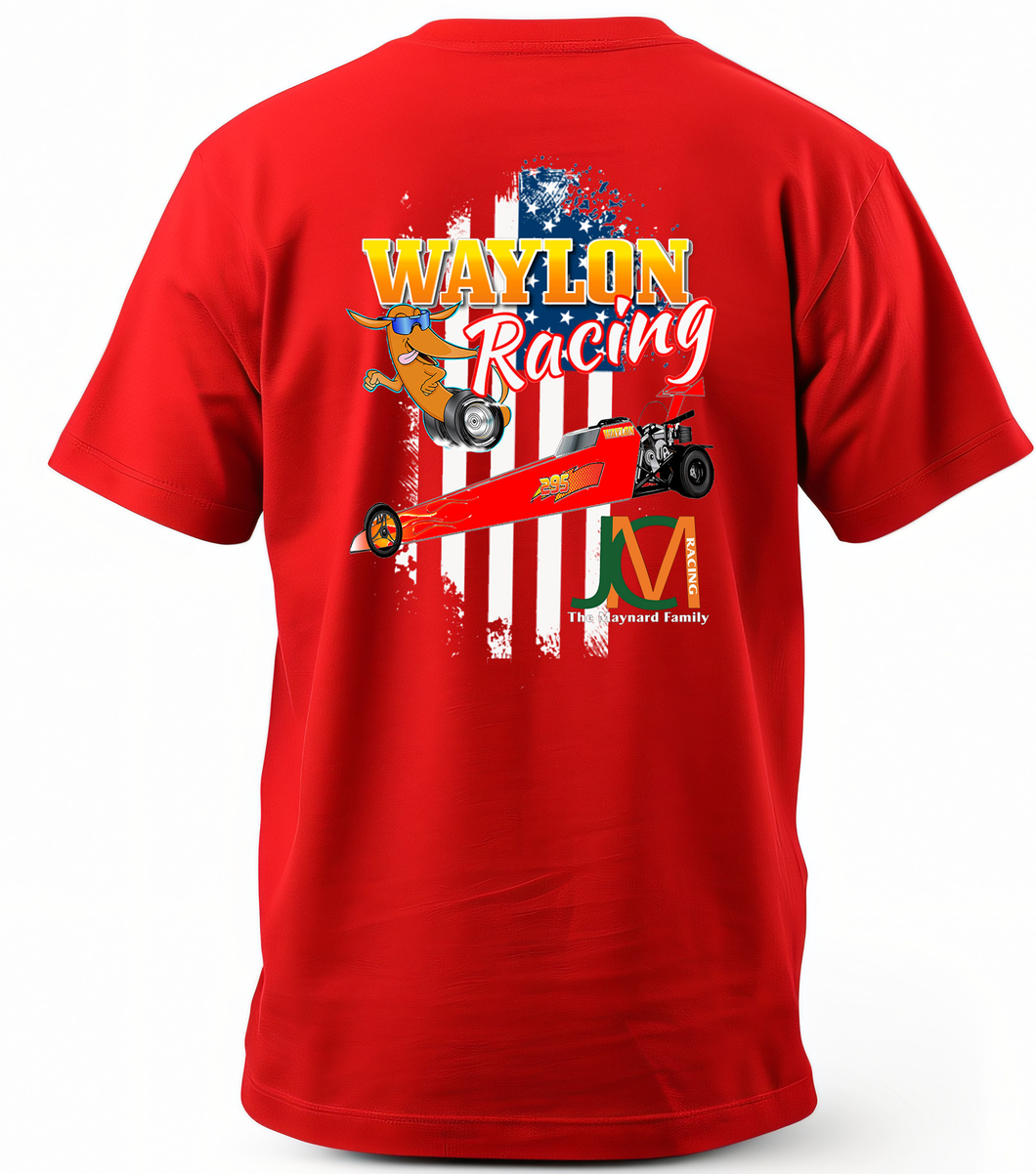 Waylon Racing Red Adult Tee