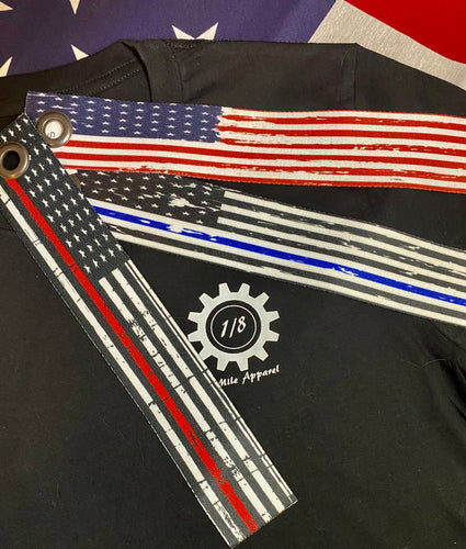 American Flag Parachute Tag