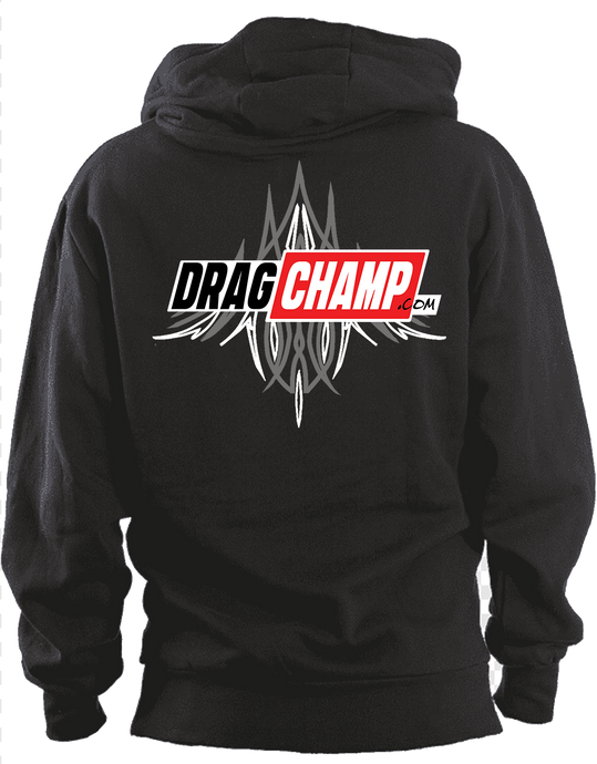 DRAGCHAMP Pinstripe Hoodie